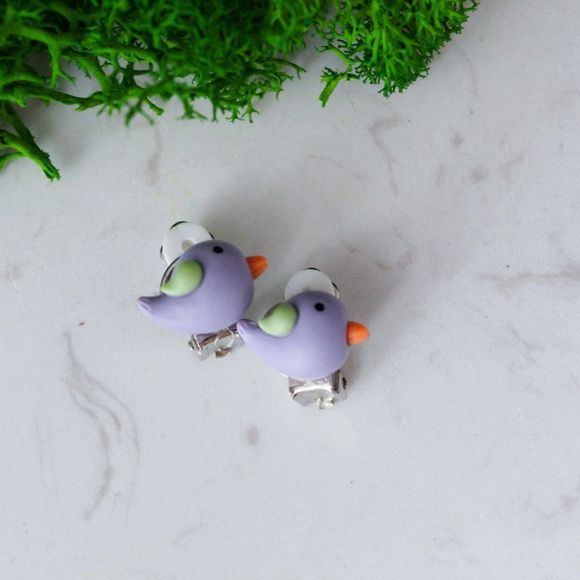 Clip on poly clay studs bundle 2 - Picture 7 of 12